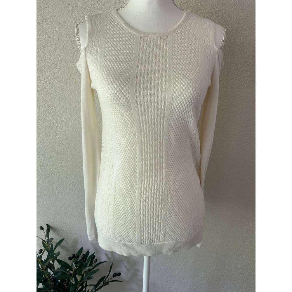 Winter Chapters Cold Shoulder Sweater